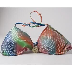 NWT Fubu x Forever 21 Tie Dye Bikini Top Retro Y2K Streetwear Size Large